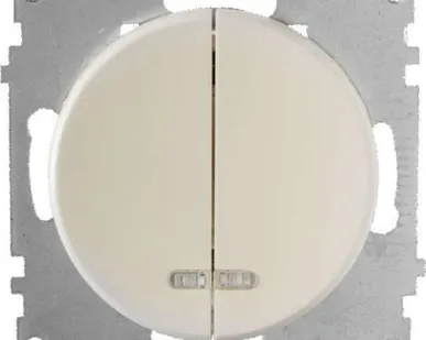 фото Механизм выключателя 2-кл. СП Florence 10А IP20 с подсветкой беж. 1E31801301 OneKeyElectro 2172802