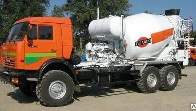 фото Автобетоносмеситель миксер 69360К на КАМАЗ 43118 привод 6х6 НОВЫЙ