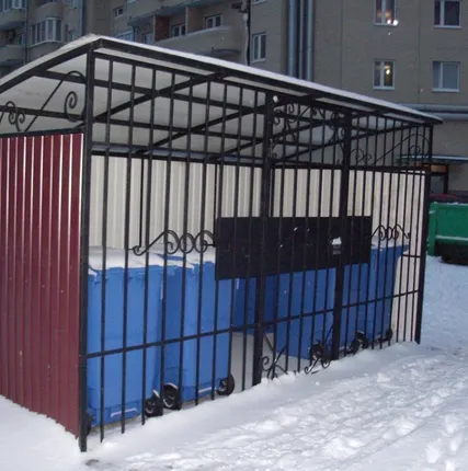 Фото №0 Павильон для хранения бытовых отходов