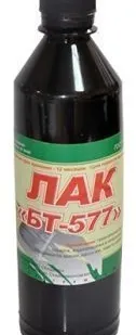 фото Лак битумный БТ-577 0,5л ГОСТ 5631-79 (ОлифаХим)