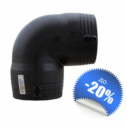 Фото №0 Отвод 90° +GF+ ПЭ 100 Dn 110 SDR11