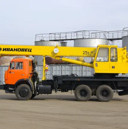 Фото №0 Аренда автокрана, крана КС-45717К-1 Камаз-65115 25 тонн