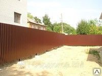 фото Заборы из профнастила