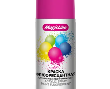 фото Краска аэрозольная пурпурная флюорисцентная (265г) MagicLine