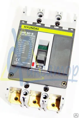 Фото №0 Шнайдер электрик выключатели,UAB50R 3PT4S00000C 00005,14/10kA,фирма Hyundai