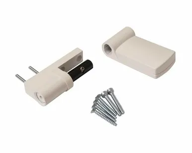 фото Петля дверная Elementis KTV-RT (15-20 мм), на 120кг., Белый, RAL9016