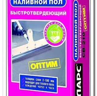 фото Самовыравнивающаяся смесь для пола СВ-210 Оптим (20кг) БОЛАРС