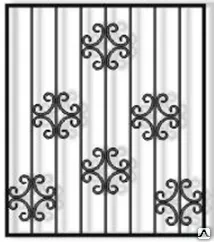 фото Решётка сварная на окно №6