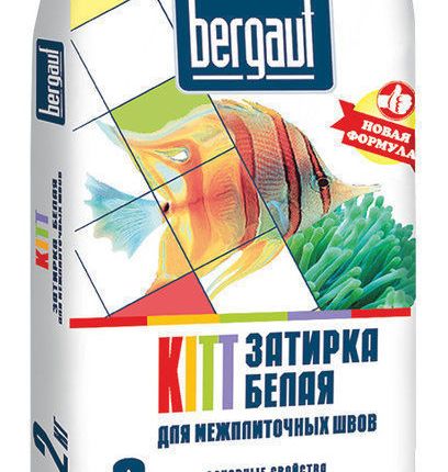 Фото №0 Затирка белая Bergauf 2 кг