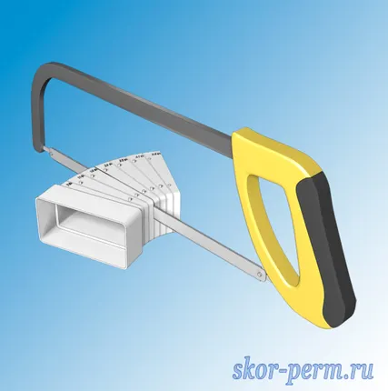 Фото №2 Колено горизонтальное разноугловое 60х204 мм, ПВХ, ERA