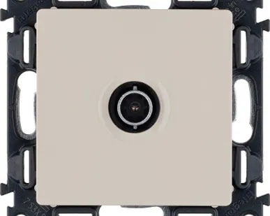 фото Розетка телевизионная TV 1-м Valena Life 0-2400МГц с топологией "звезда" с лицев. панелью механизм сл. кость Leg 753551