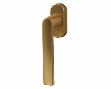 фото Ручка оконная алюминиевая HOPPE Hamburg SecuForte, штифт vario fit 32-42 мм, 45°, 2 винта М5х45, 2 винта М5х50, золото