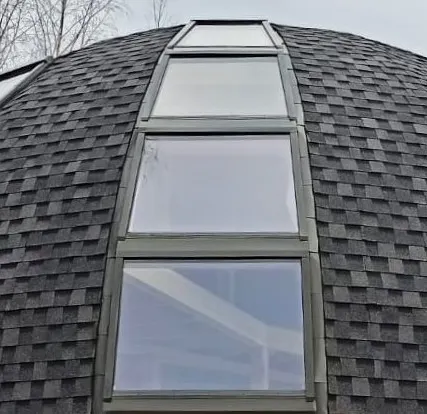 Фото №0 Трапециевидное окно для купола с ручным открыванием. Любой размер