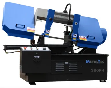 фото Полуавтоматический ленточнопильный станок для резки металла MetalTec BS 380 FH в Москве