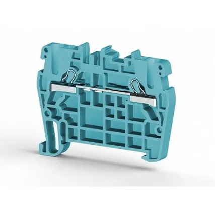 Фото №0 Klemsan Клеммник пружинный быстрозажимной (Push in), 2,5 мм.кв. (синий); PYK2,5 (RP)