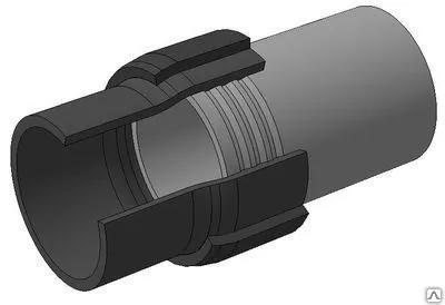 Фото №0 Неразъемное соединение полиэтилен-сталь 250х219 ВОДА ПЭ 100 SDR11