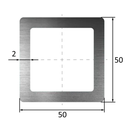Фото №0 Труба профильная 50х50х2