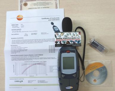 фото Измеритель уровня шума Testo 816-1 с поверкой