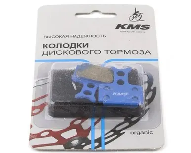 фото Тормоза 0 Колодки для диского тормоза KMS, органика. цвет голубой №13