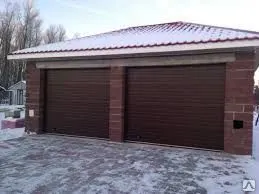 фото Ворота секционные 2500 на 2200 с монтажом