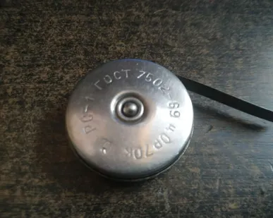 фото Рулетка металлическая. СССР.