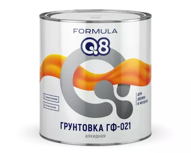 фото Грунт ГФ-021  2,7кг красно-коричневый FORMULA Q8 (6) П