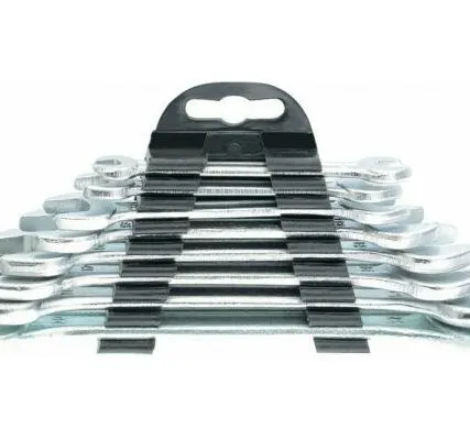 Фото №0 Набор ключей рожковых 6*22мм 8 шт. хромированные Sparta (Спарта)