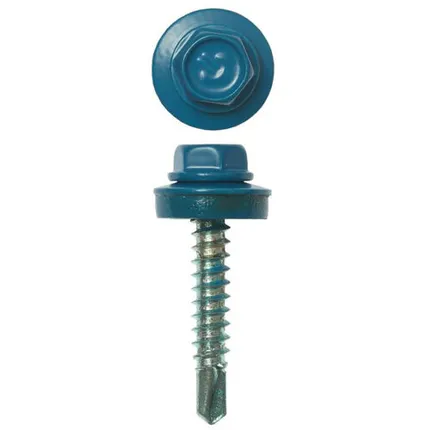 Фото №0 Саморез кровельный 4,8х35 RAL5009