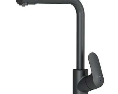 фото смеситель для кухни AM.PM Like канал для фильтра латунь черный матовый