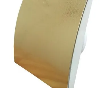 фото Накладной вентилятор MM-P 01 золото с обратным клапаном MMotors JSC