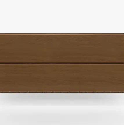 Фото №0 Сайдинг Металлический сайдинг «Евробрус» покрытие 3D темный темный бук Россия, эконом, 0.4-0.45 мм