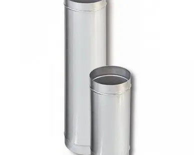 фото Труба дымохода нержавеющая Ф150 L-0,5м, 1мм нерж.