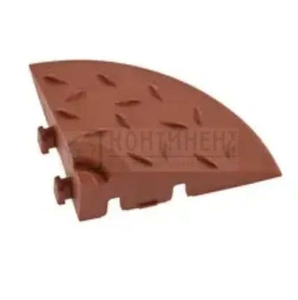 Фото №0 Угловой элемнт обрамления, Коричневый