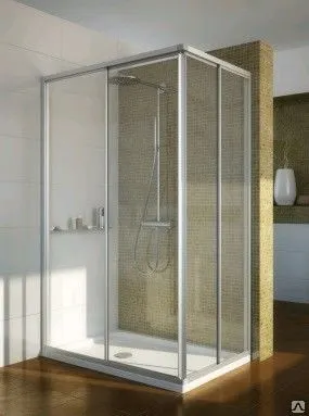 Фото №0 Уголок прямоугольный раздвижной PRACTIC RECTAN GK-422 70x75 см. бесцв.