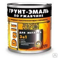 фото Грунт-Эмаль Серебристый алюминий, RAL9006 по ржавчине 0,75мл/Рогнеда