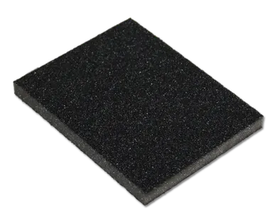 фото Губка шлифовальная, Р60/100, №25/12, 125x100x10мм SANTOOL