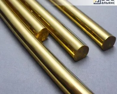 фото Круг латунный 130 мм ЛС59-1 прессованный