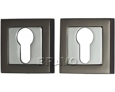 фото Накладка цилиндровая {product_title} на квадратной розетке {product_color}{