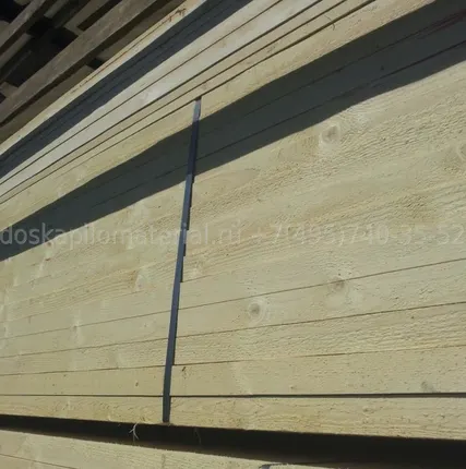 Фото №2 Обрезная доска сосна ель 50*100,50*150,50*200