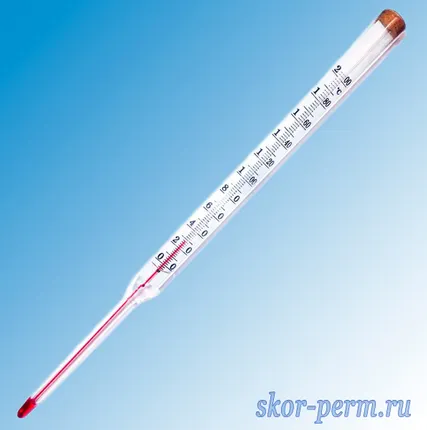 Фото №0 Термометр керосиновый до T=200 С (L=66 мм)