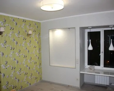 фото Поклейка обойного бордюра