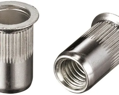 фото Заклепка резьбовая потайной борт с насечкой М4x12 оцинкованная