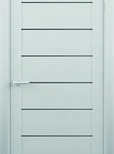 фото Межкомнатные двери ALBERO "Сеул" Платина винил (ДО)