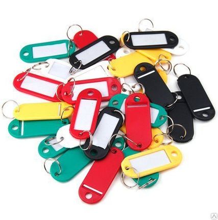 Фото №0 Брелок Бирка key tag (1/100) пластик