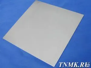 Фото №0 Лист вольфрамовый 0,65 мм ВНР