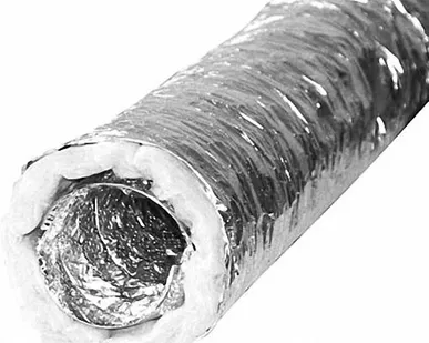 фото Гибкий воздуховод теплоизолированный d127 10 метров