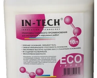фото Грунтовка глубокого проникновения IN-TECK, 10л