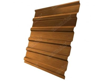 фото Профнастил С20В 0,45 Print Premium Golden Wood