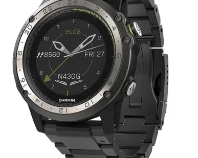 фото Часы Garmin D2 Charlie с титановым браслетом