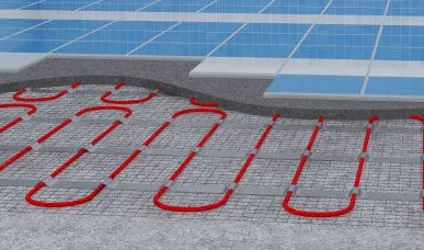 фото Маты с односторонним подключением под плитку 0,5 кв.м.